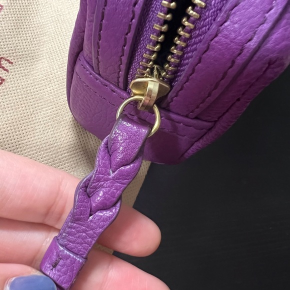 authentic leather handbag / keybag - Picture 5 of 6